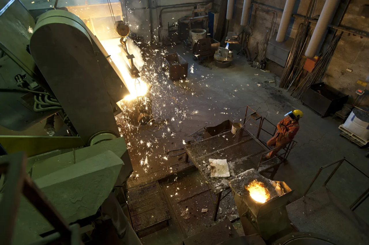 Produksjonen hos Furnes Jernstøperi